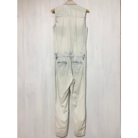 Community Virtus Bleach Wash Cotton Jumpsuit Sz XS - Picture 5 of 16